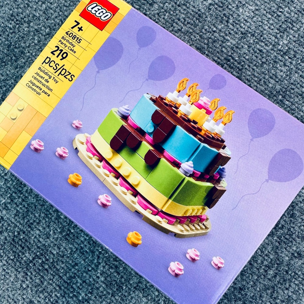 LEGO‎ Birthday Party Cake Set 40815 Building Toy 219 PCS 7+ Party Celebration